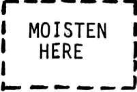 Moisten Here